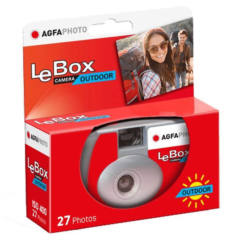 Agfa Photo LeBox Outdoor Grey/Red