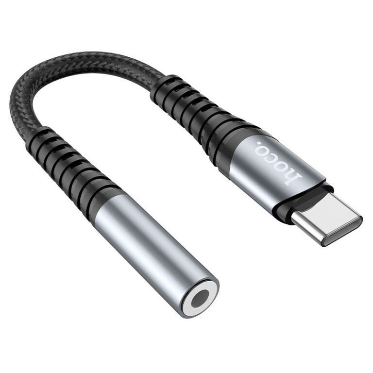 Hoco LS33 USB-C - 3,5mm jack Audio adapter Black