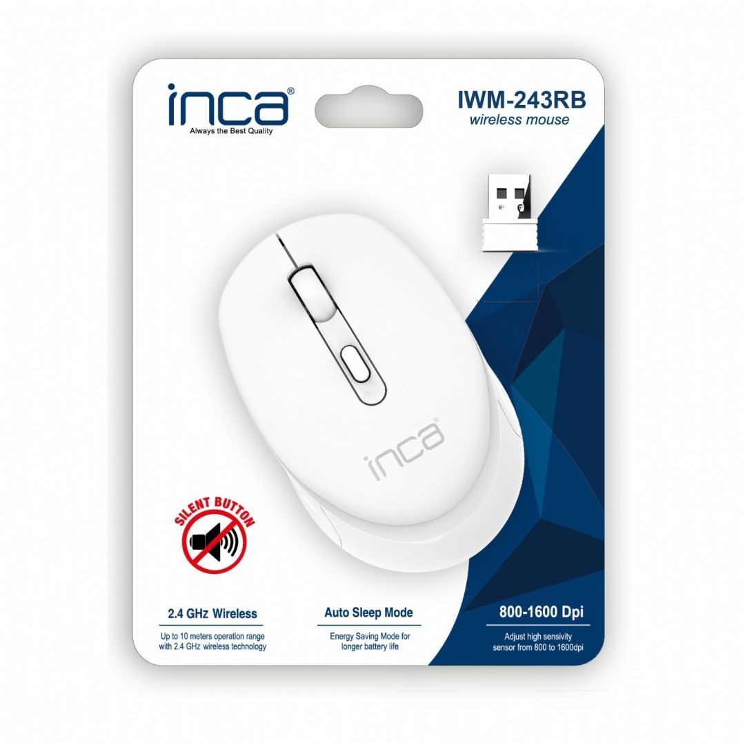 INCA IWM-243RB Wireless Mouse White