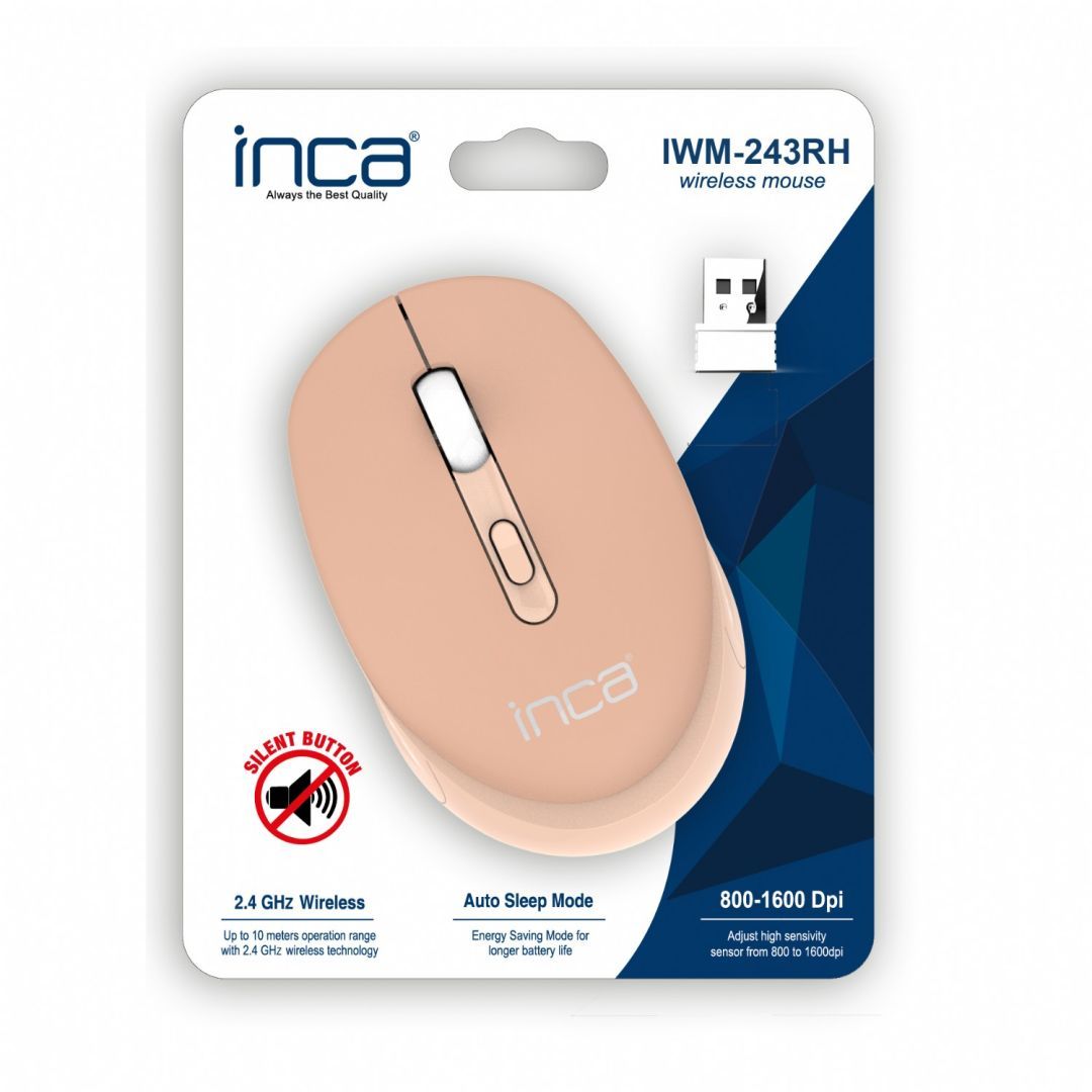 INCA IWM-243RH Wireless Mouse Creme