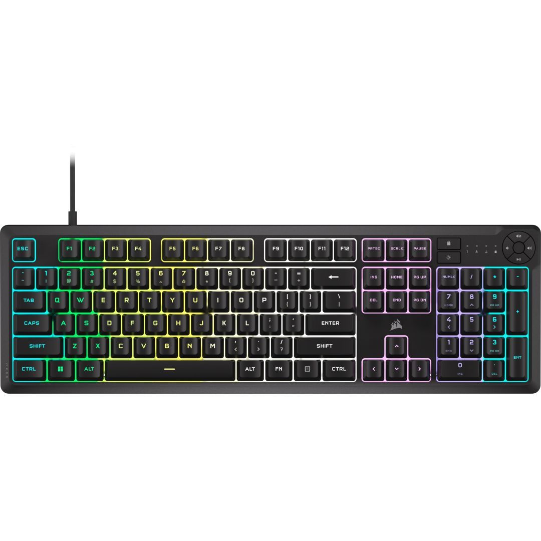 Corsair K55 Core RGB Gaming keyboard Black US