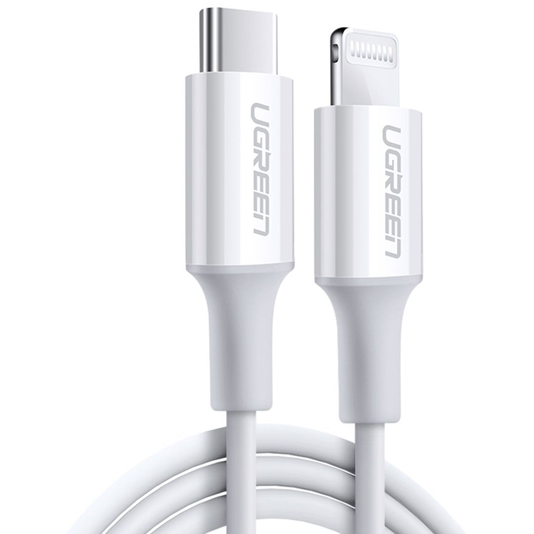 UGREEN USB-C to Lightning Cable 2m MFi White