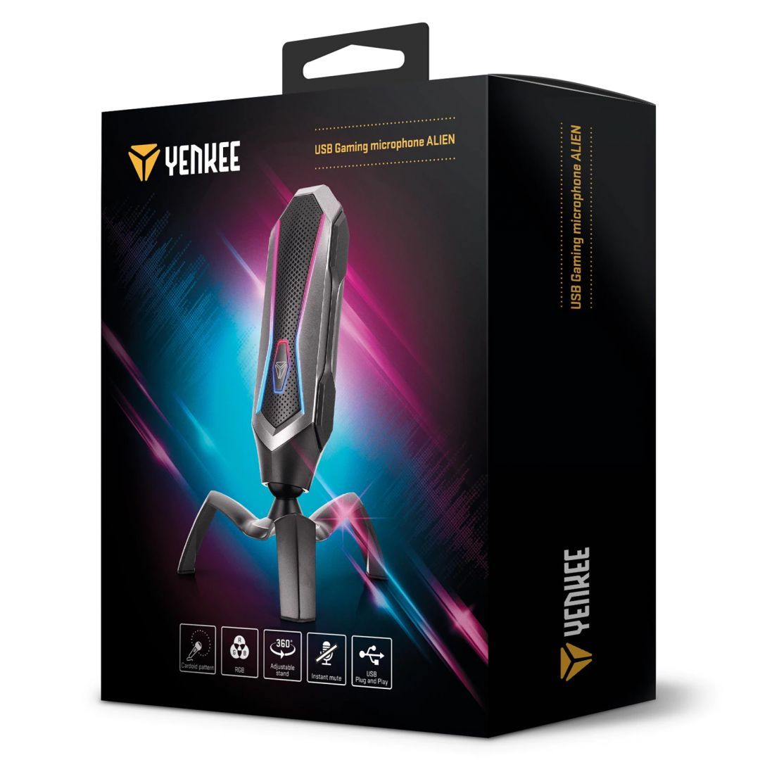 Yenkee YMC 1060 Alien RGB Gamer Microphone Black