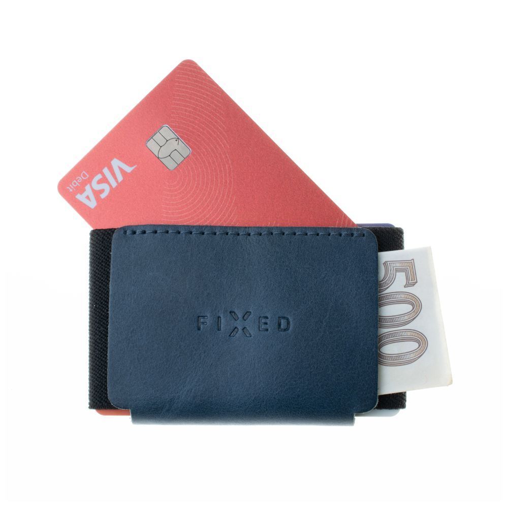 FIXED Tiny Wallet for AirTag Blue