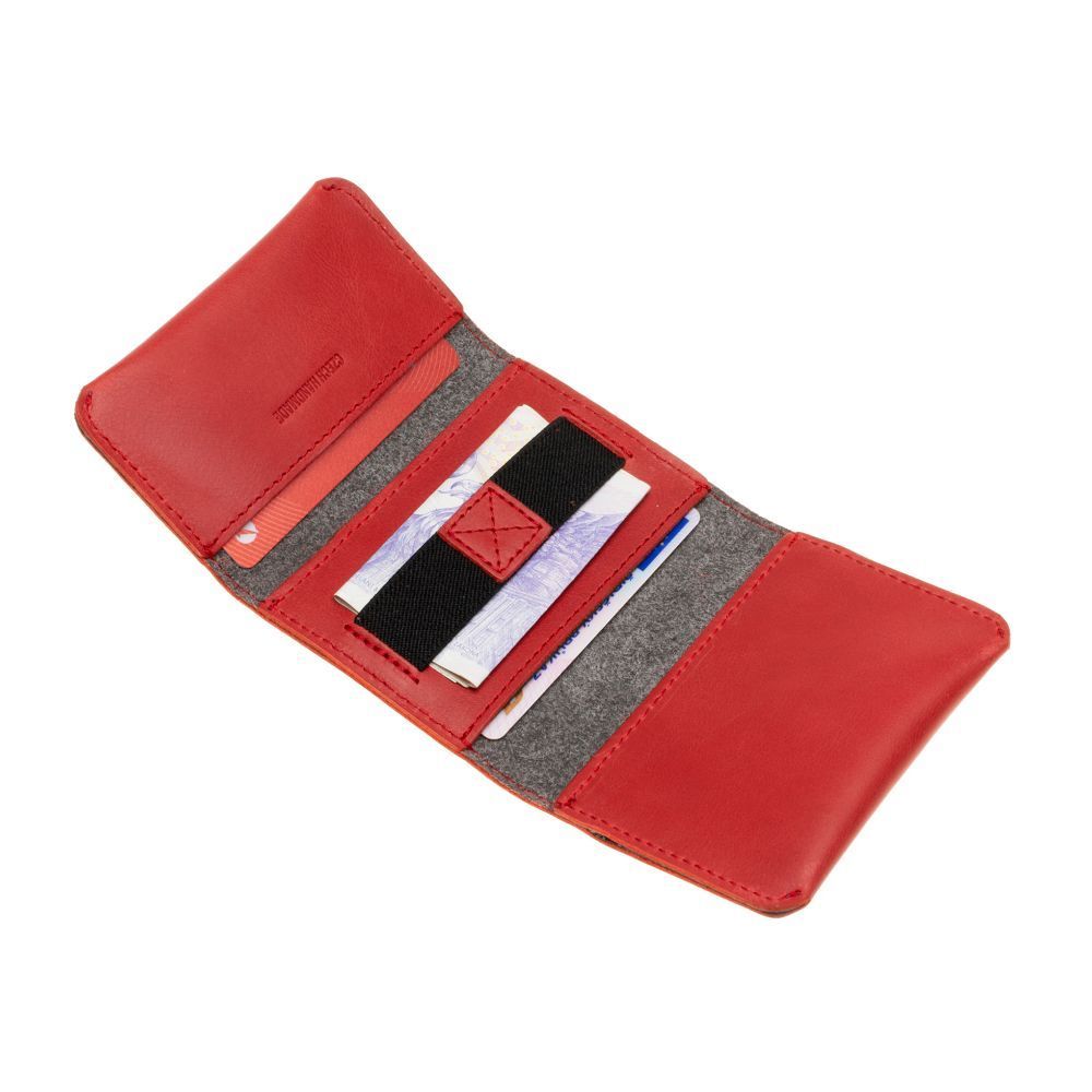 FIXED Tripple Wallet for AirTag Red