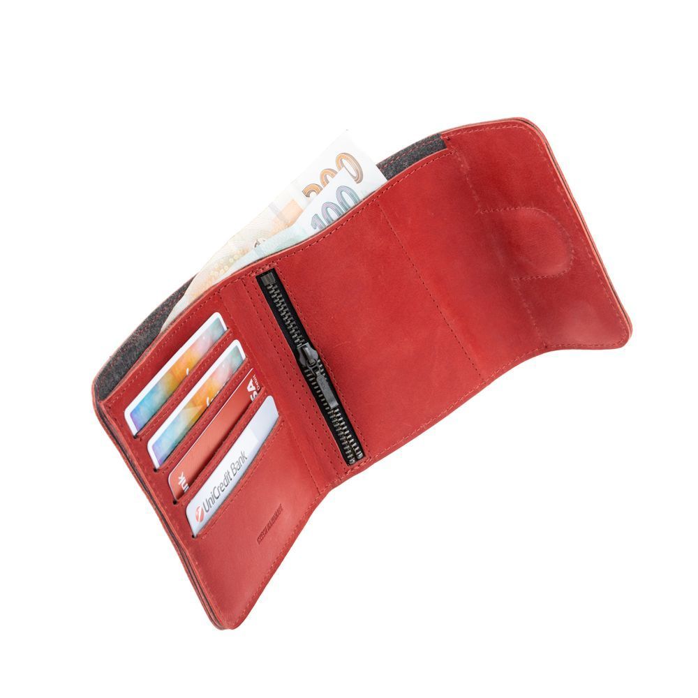 FIXED Classic Wallet for AirTag Red