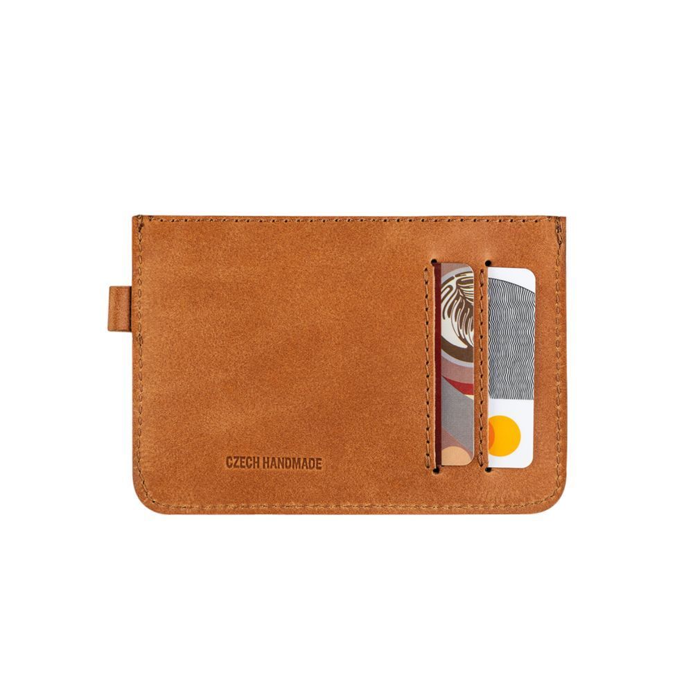 FIXED Leather wallet Coins, brown