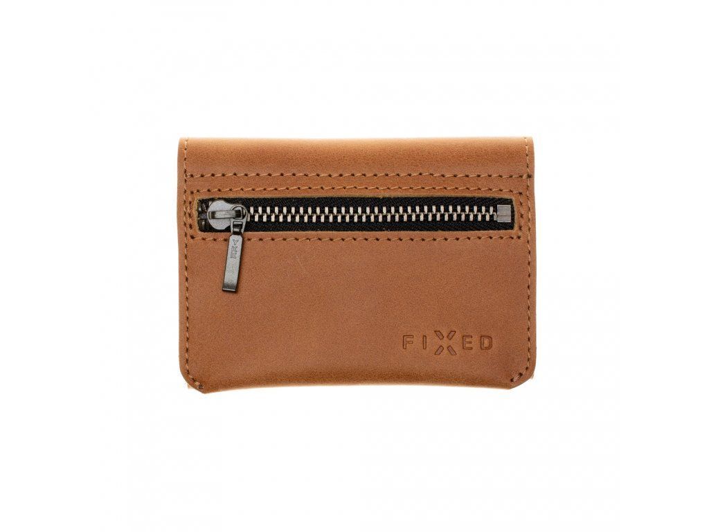 FIXED Tripple Wallet for AirTag Brown