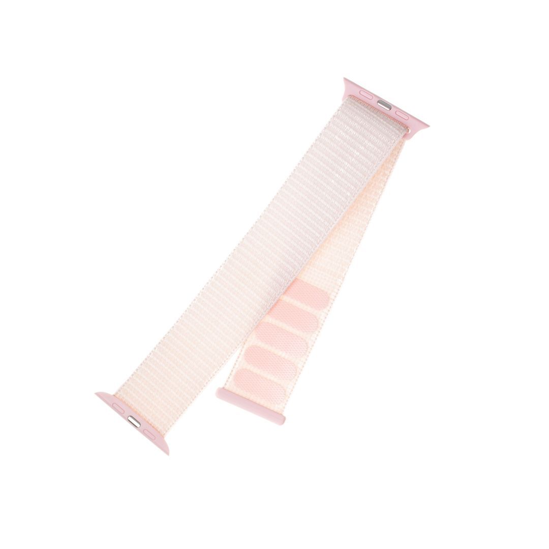 FIXED Nylon Strap for Apple Watch 42/44/45mm, pink