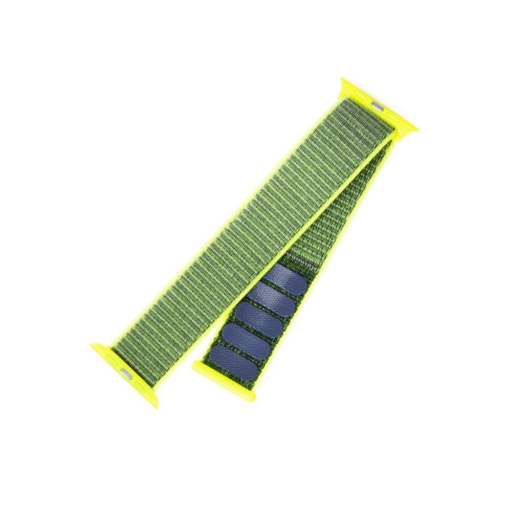 FIXED Nylon Strap for Apple Watch 38/40/41 mm, dark lime