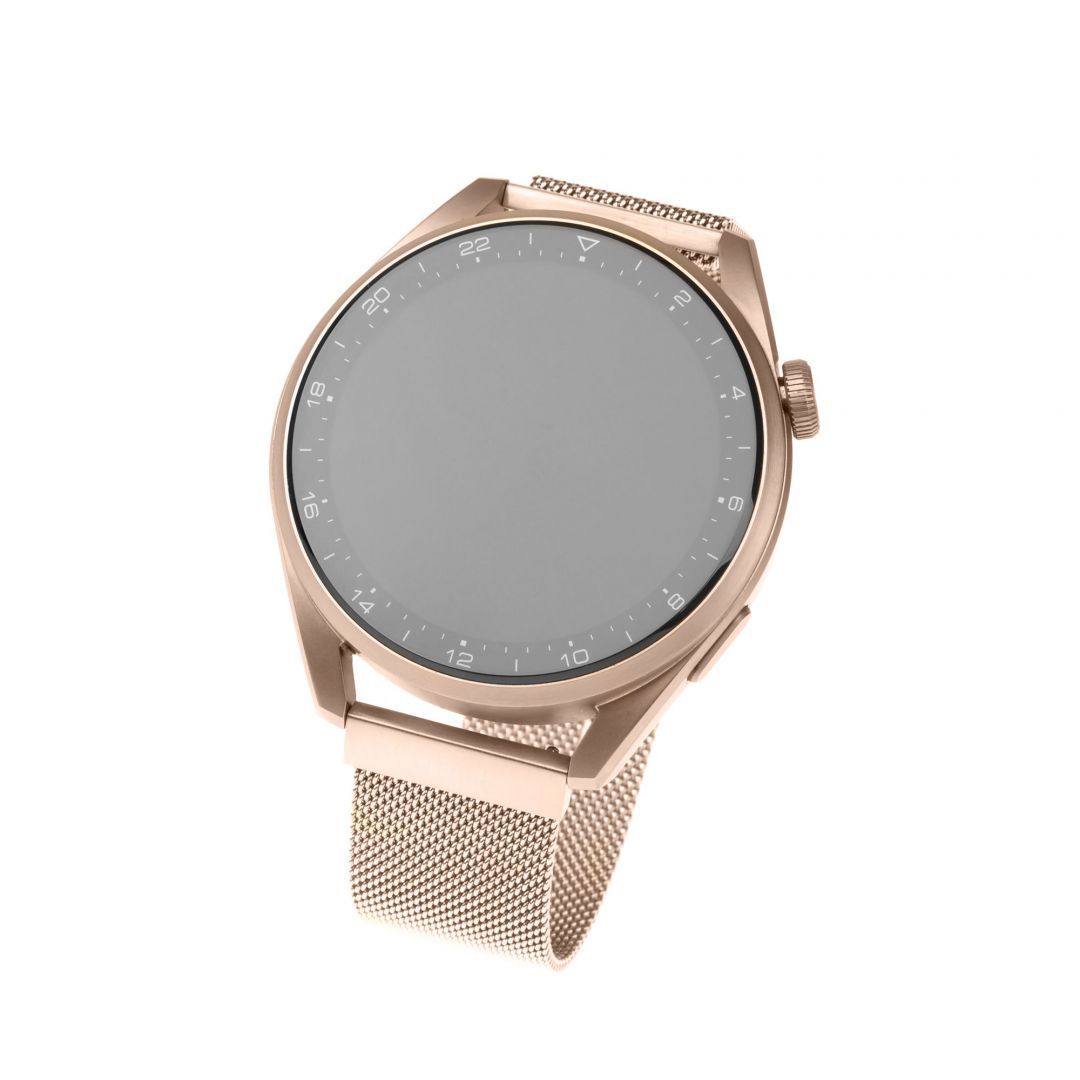 FIXED Mesh Strap Smatwatch 22mm wide, rose gold