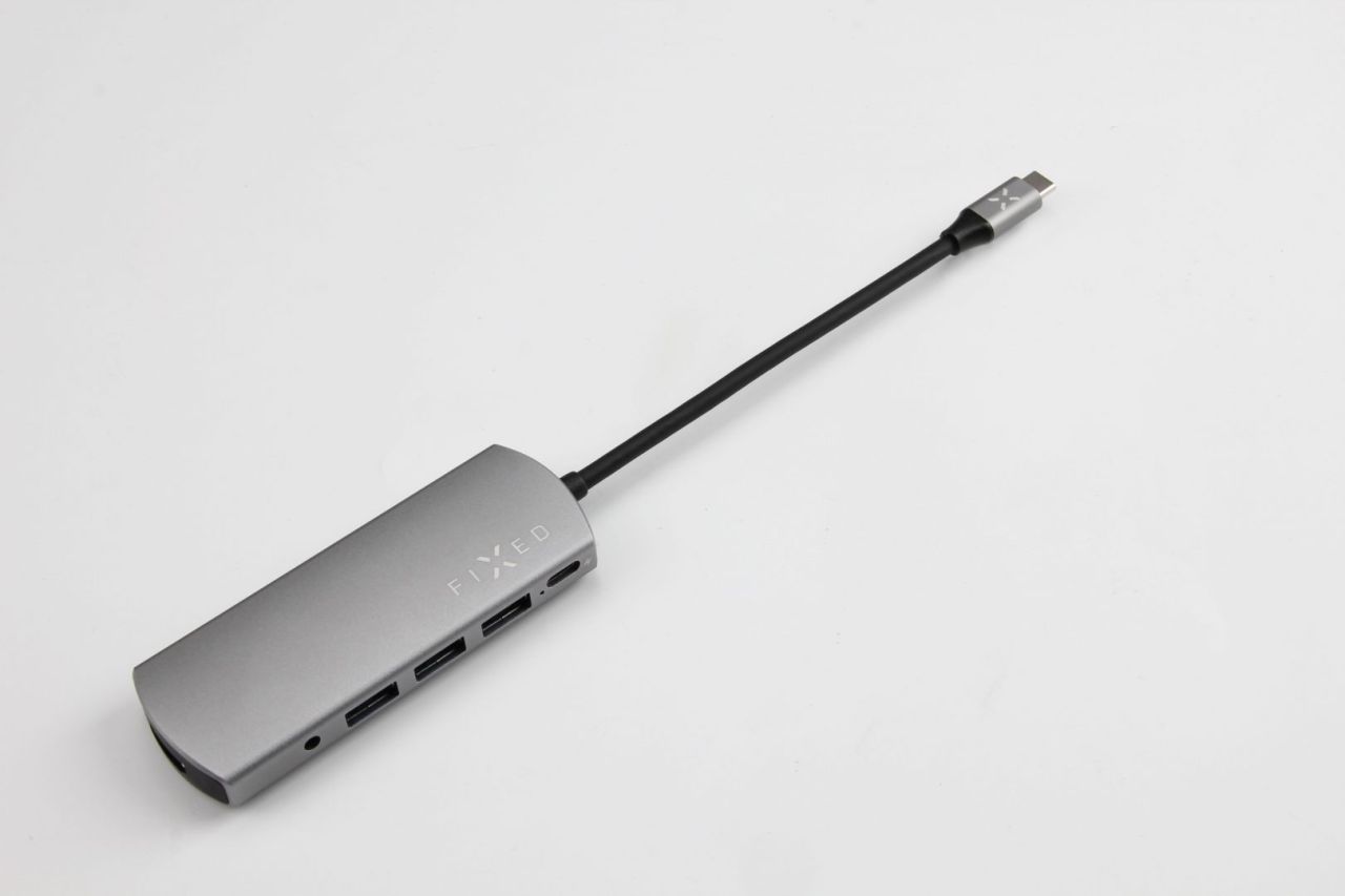FIXED 6IN1 USB-C HUB Silver