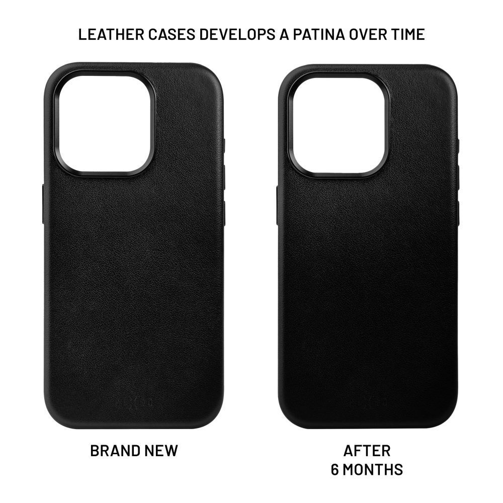 FIXED MagLeather for Apple iPhone 14, black