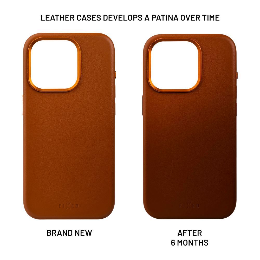 FIXED MagLeather for Apple iPhone 14, brown