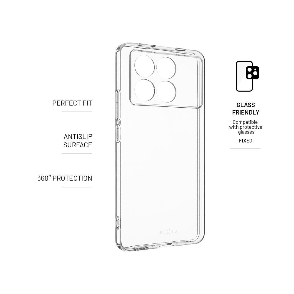 FIXED TPU Gel Case for POCO X6 Pro 5G Clear