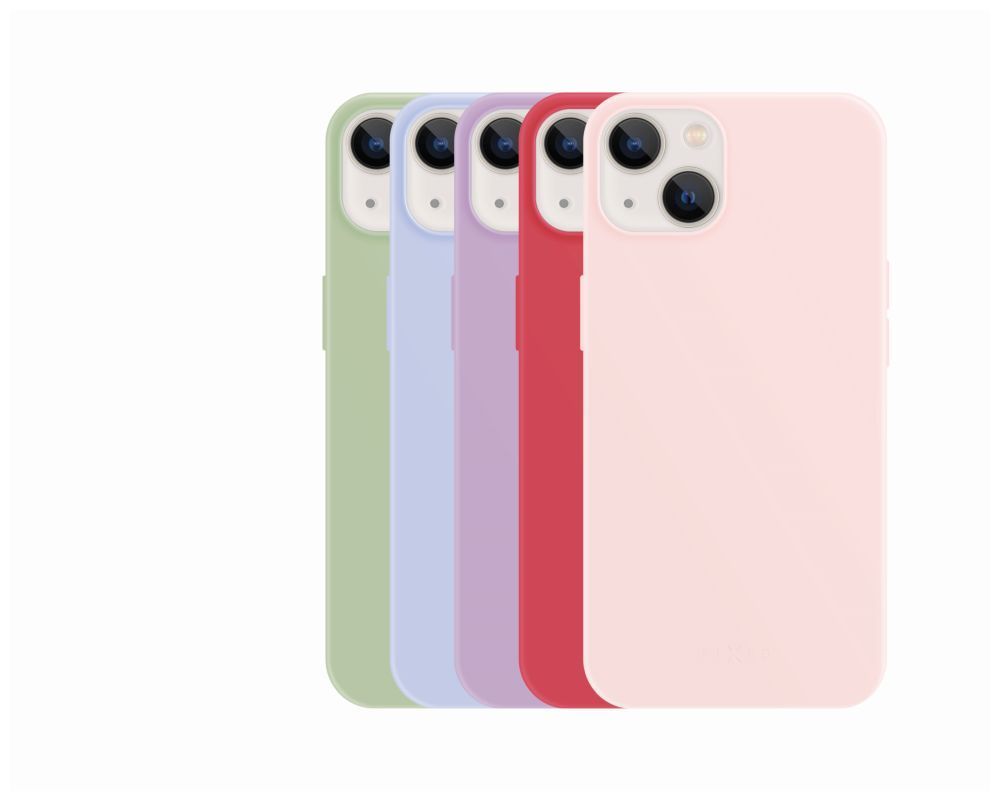 FIXED 5x set of rubberized Story covers for Apple iPhone 13 variation 2 in different colors