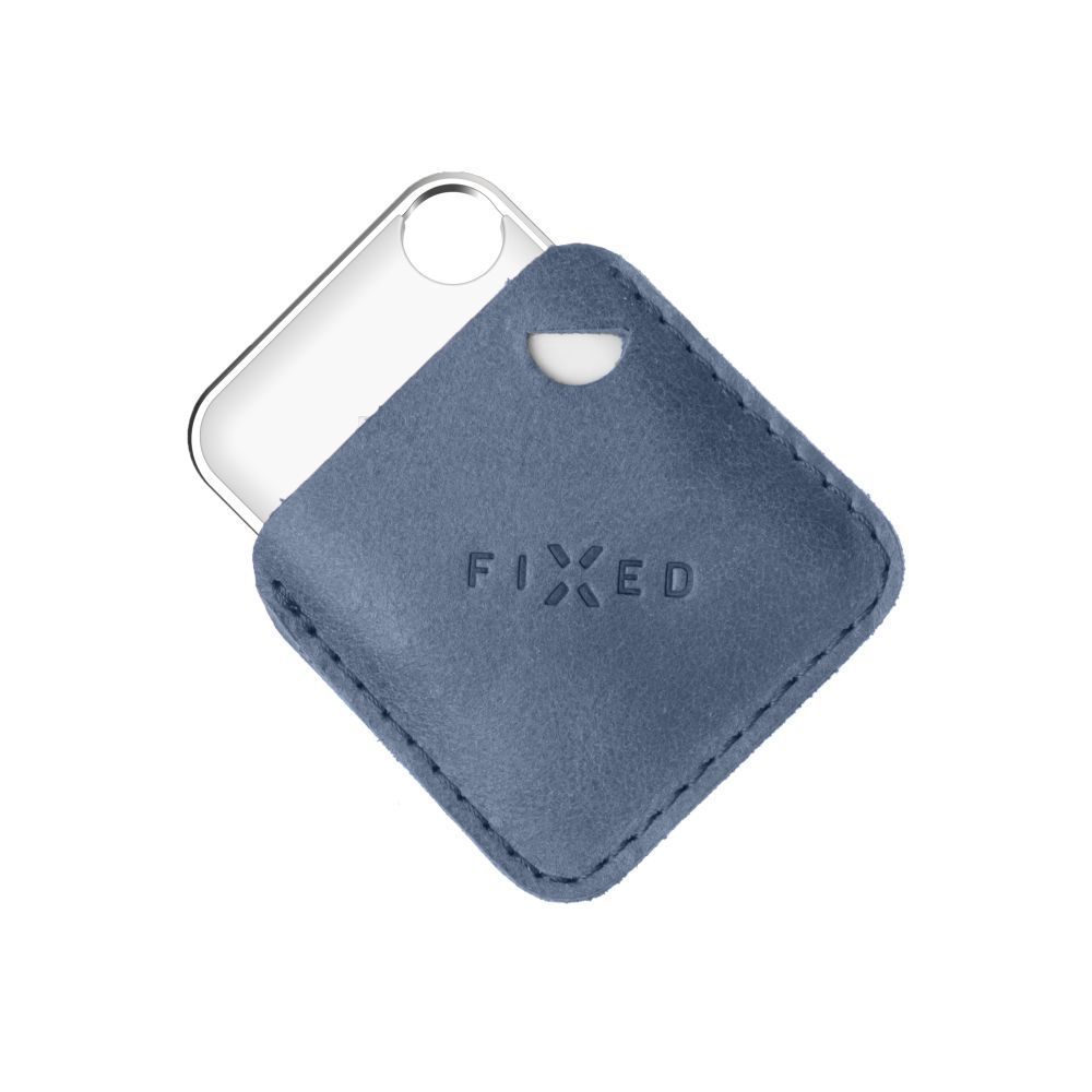 FIXED Tag with Leather Case, blue