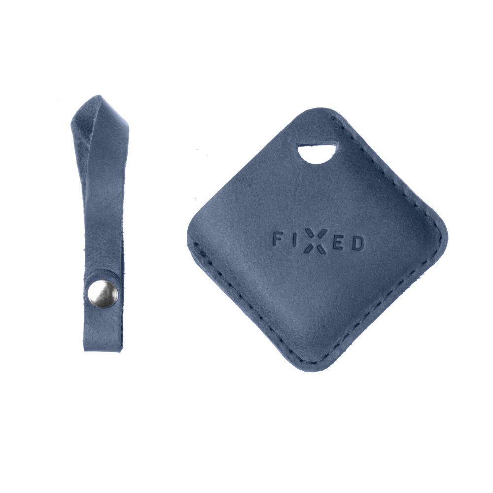 FIXED Tag with Leather Case, blue