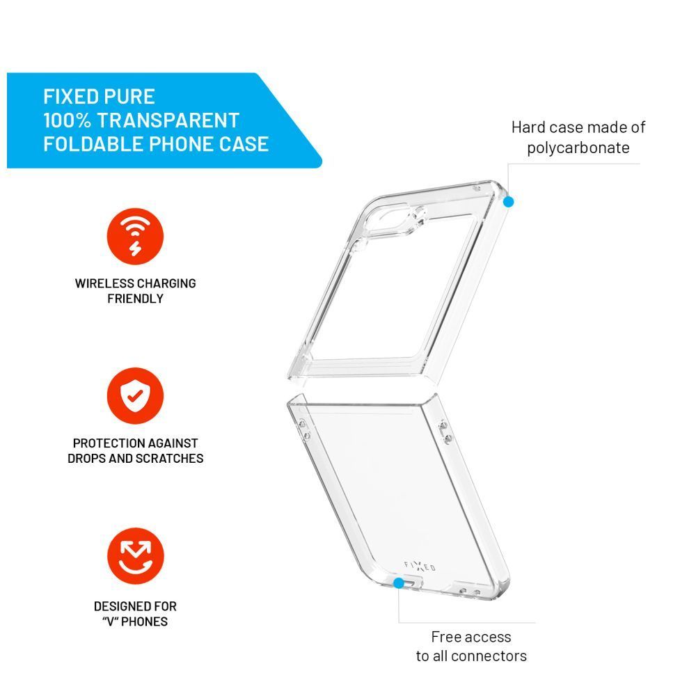 FIXED Pure for Samsung Galaxy Z Flip5 5G, clear
