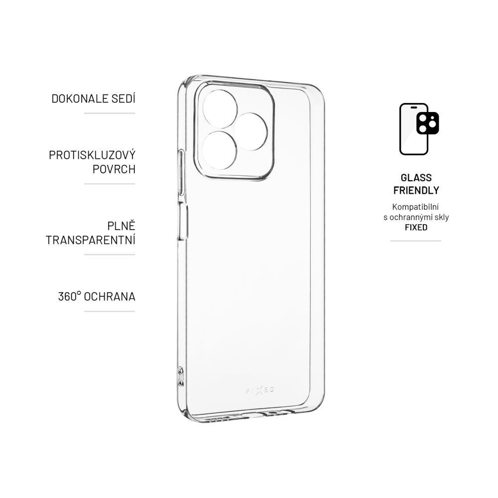 FIXED TPU Gel Case for Realme C53, clear