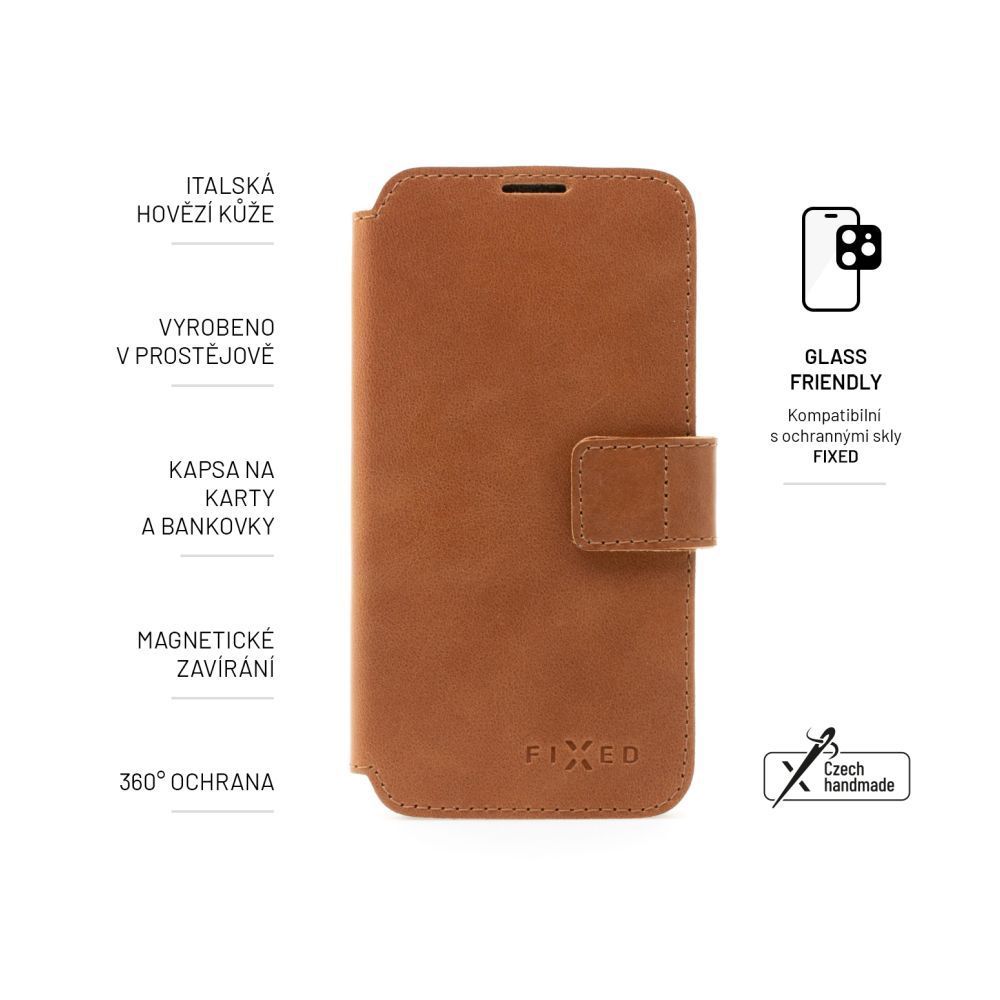 FIXED ProFit for Apple iPhone 15 Plus, brown