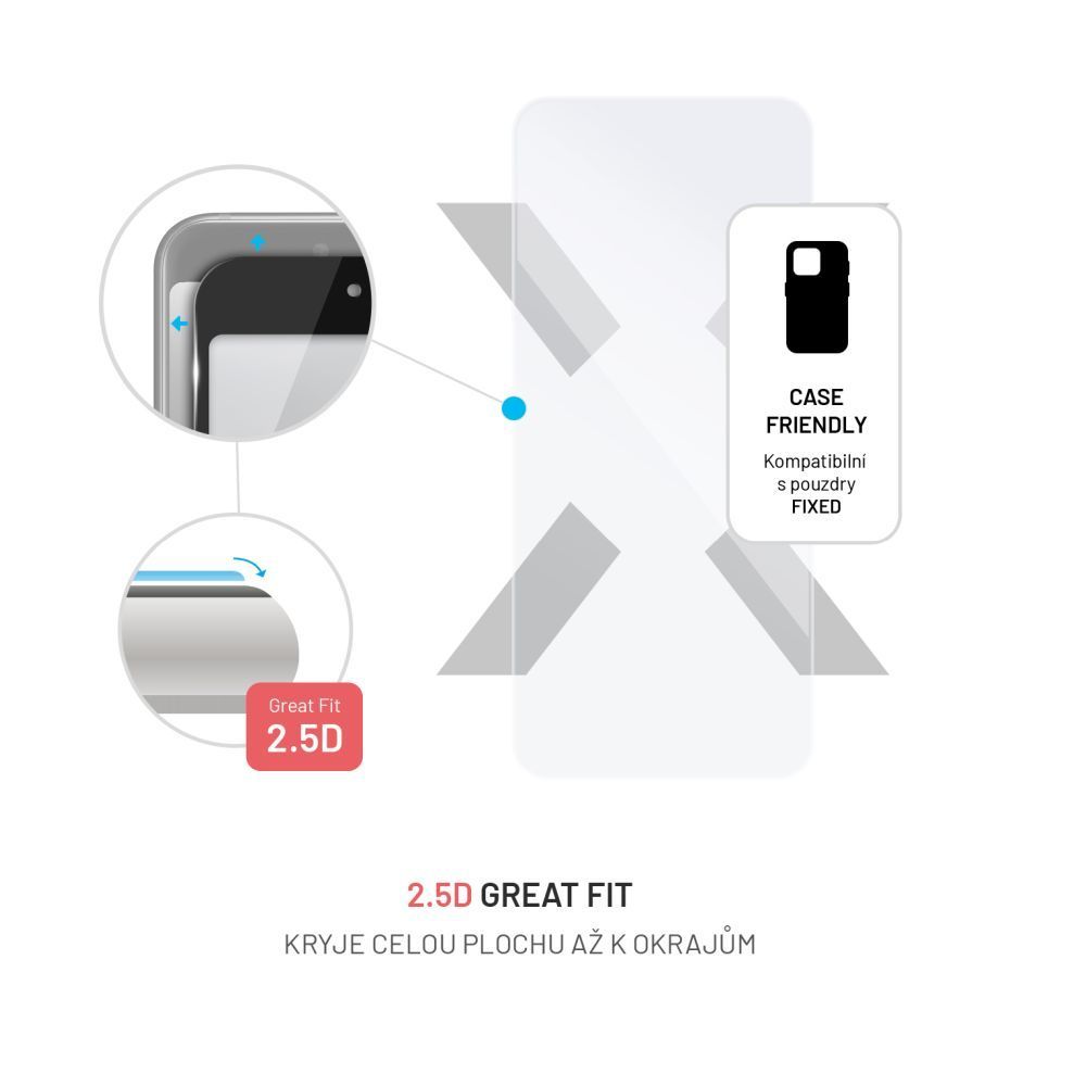 FIXED 2,5D Tempered Glass for Xiaomi Redmi Note 12R