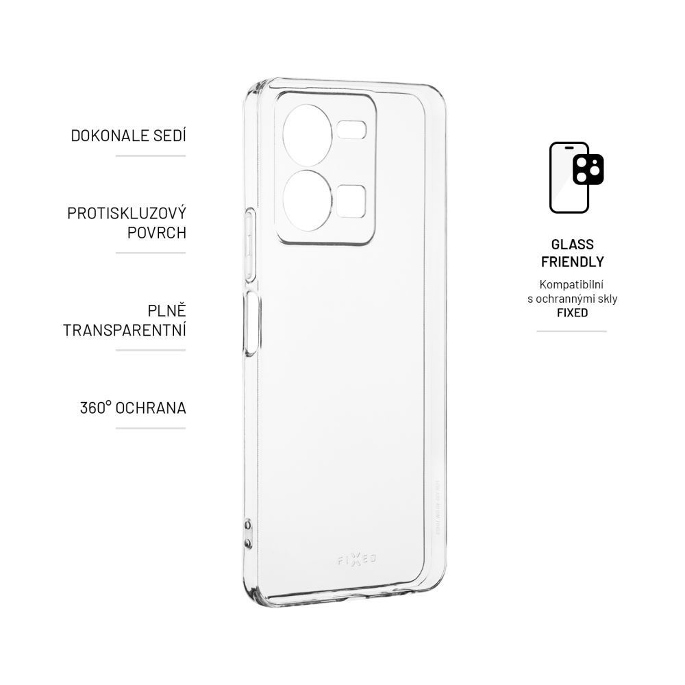 FIXED TPU Gel Case for Vivo Y35, clear