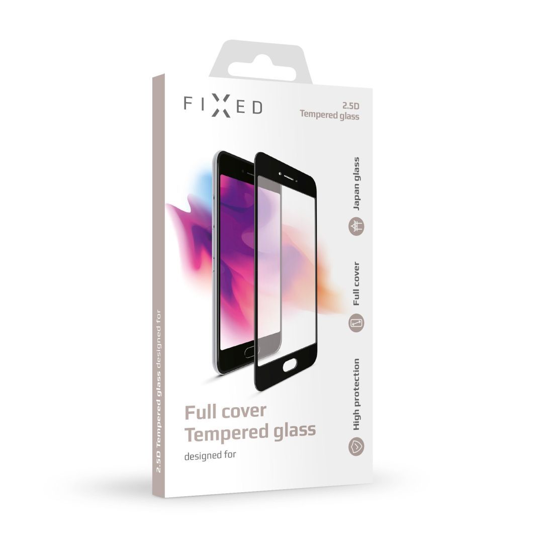 FIXED Full Cover Tempered Glass for Honor 7S, black