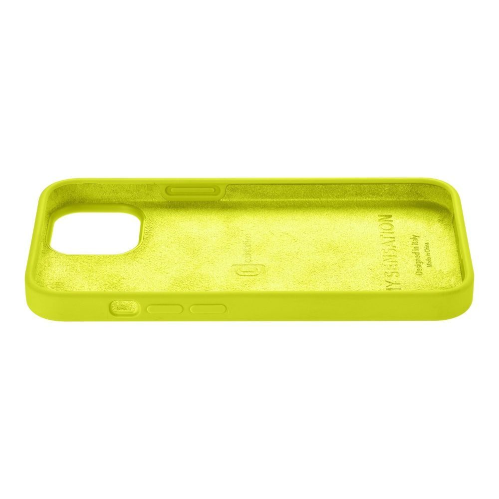 Cellularline Sensation protective silicone cover for Apple iPhone 14, green