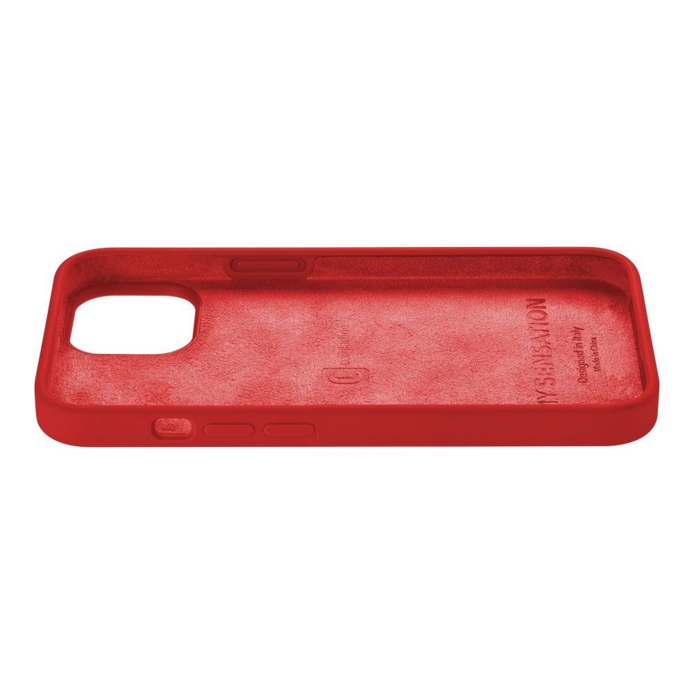 Cellularline Sensation protective silicone cover for Apple iPhone 14 MAX, red