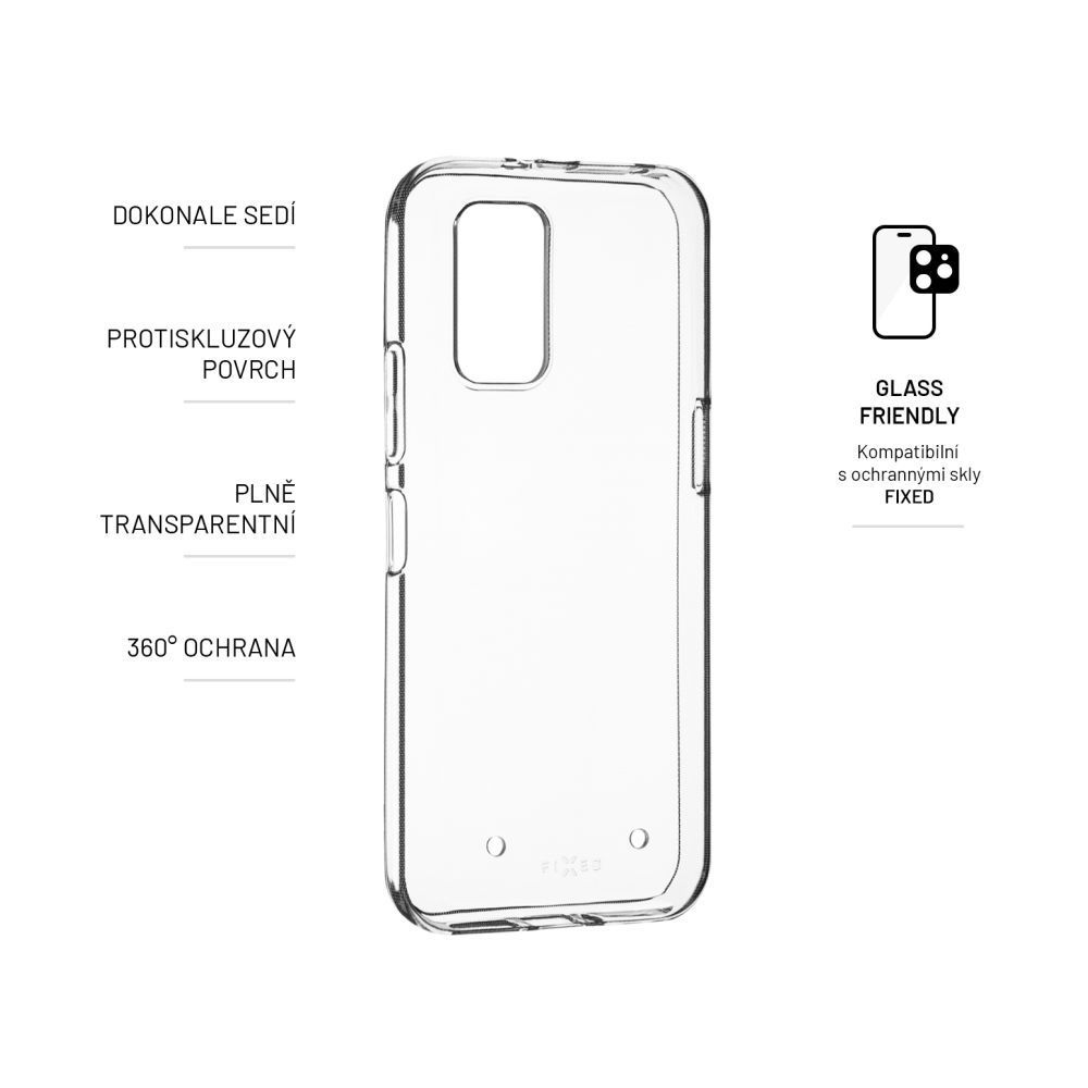 FIXED TPU Gel Case for Nokia XR21, clear