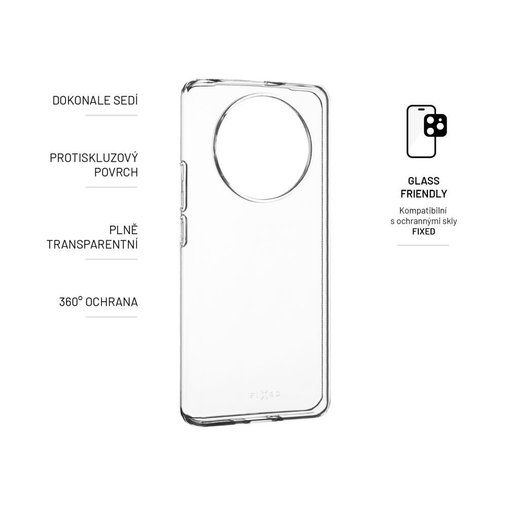 FIXED TPU Gel Case for Realme 11 Pro+, clear