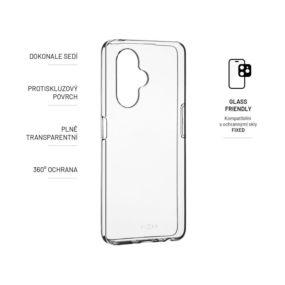 FIXED TPU Gel Case for OPPO K11x, clear, Mobiltelefon Kiegészítő