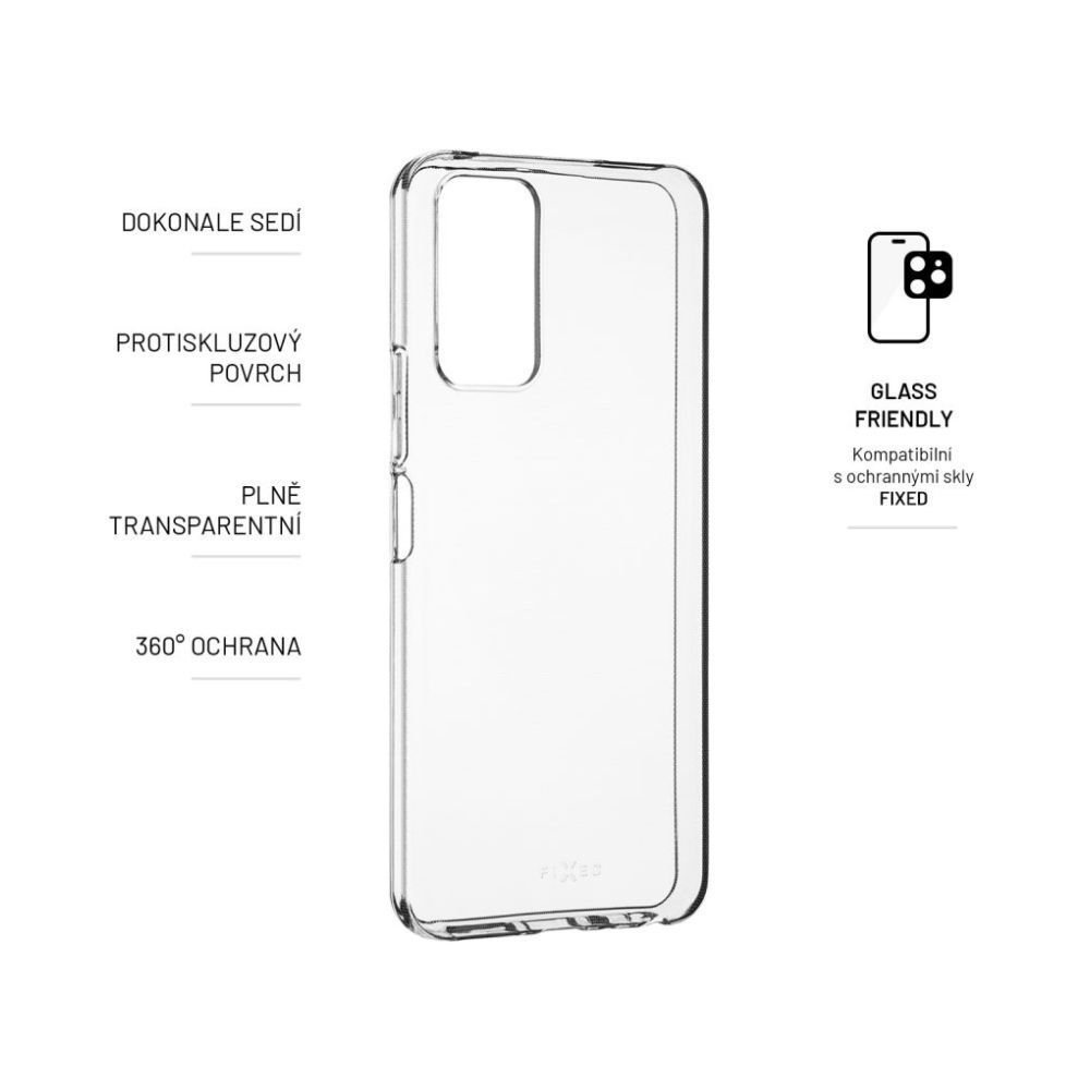 FIXED TPU Gel Case for TCL 405/406/408, clear