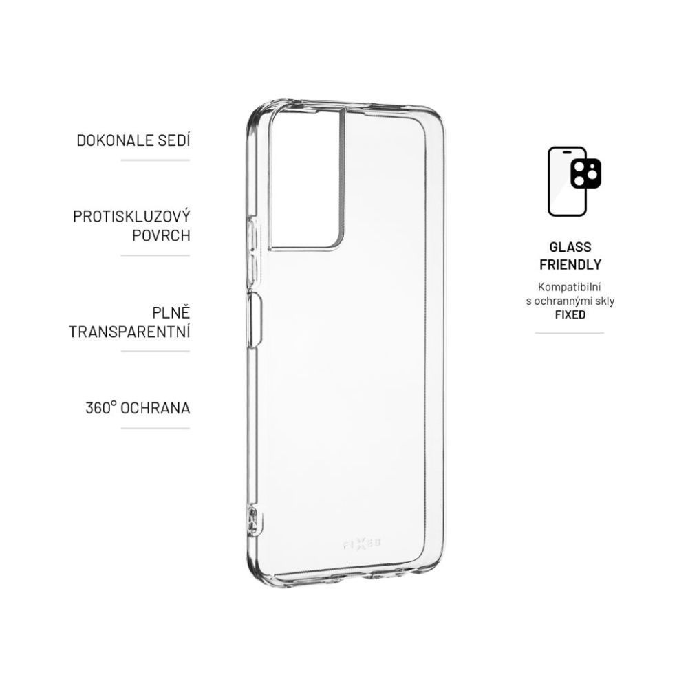 FIXED TPU Gel Case for TCL 40 SE, clear