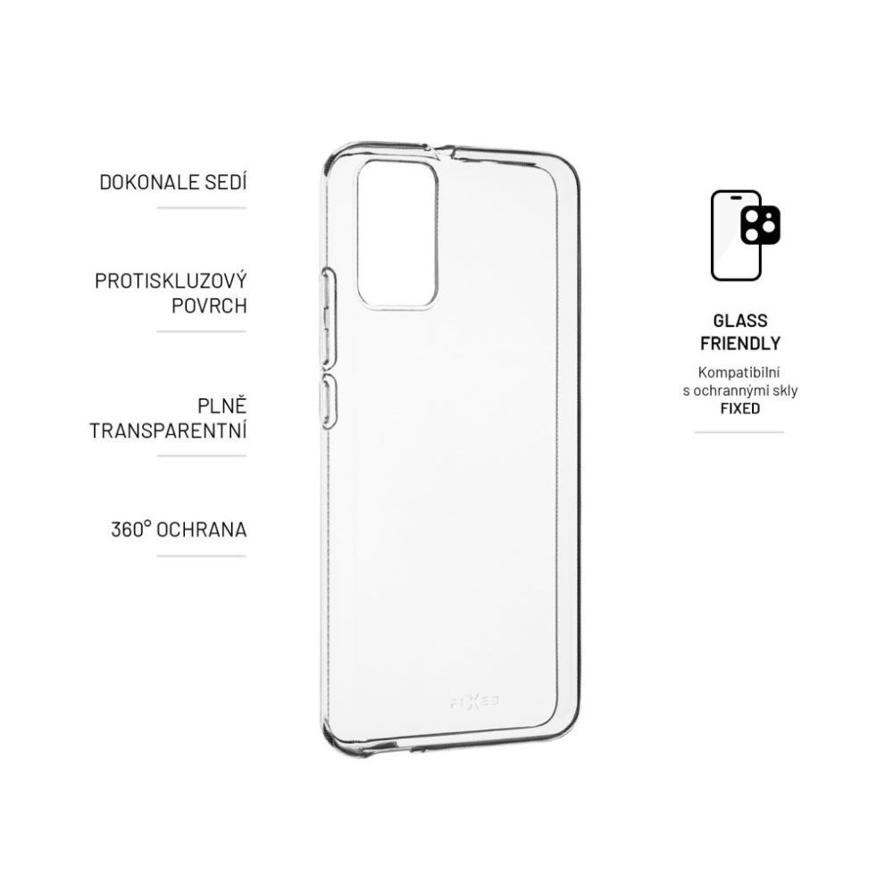 FIXED TPU Gel Case for TCL 403, clear