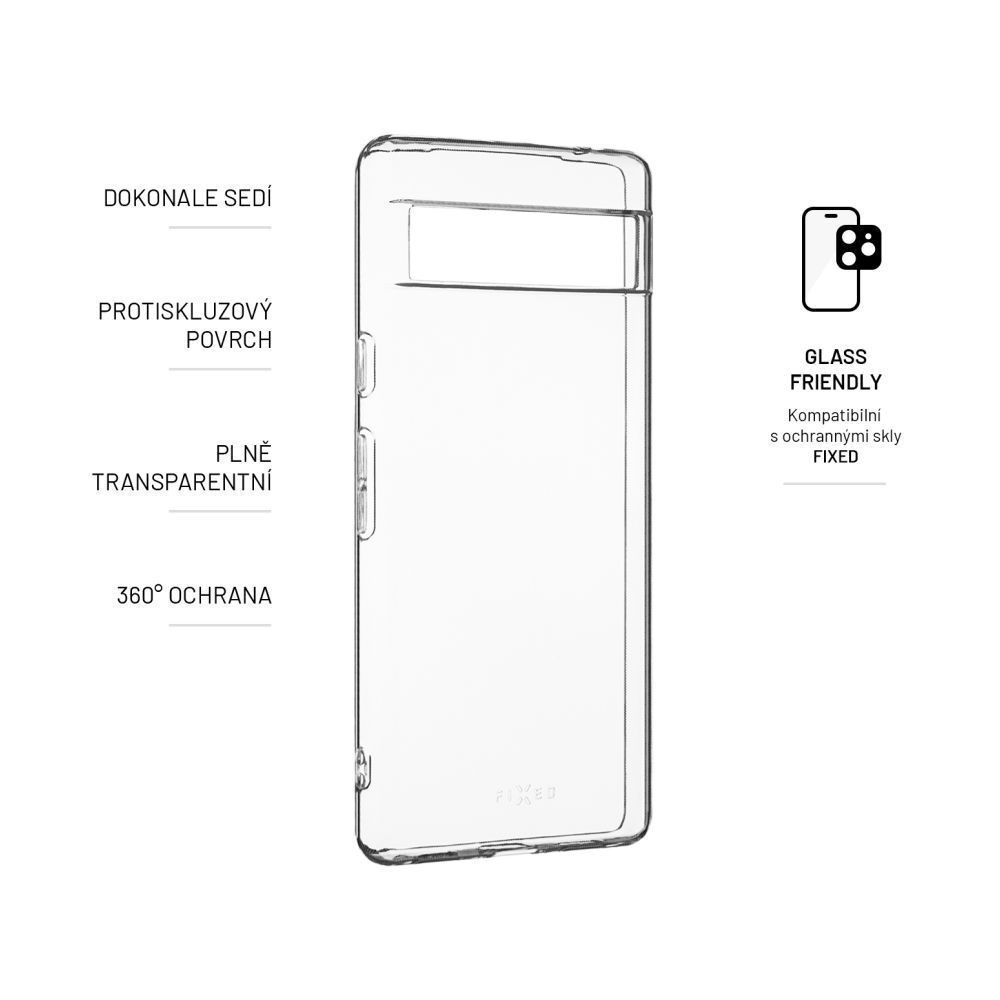 FIXED TPU Gel Case for Google Pixel 7a, clear
