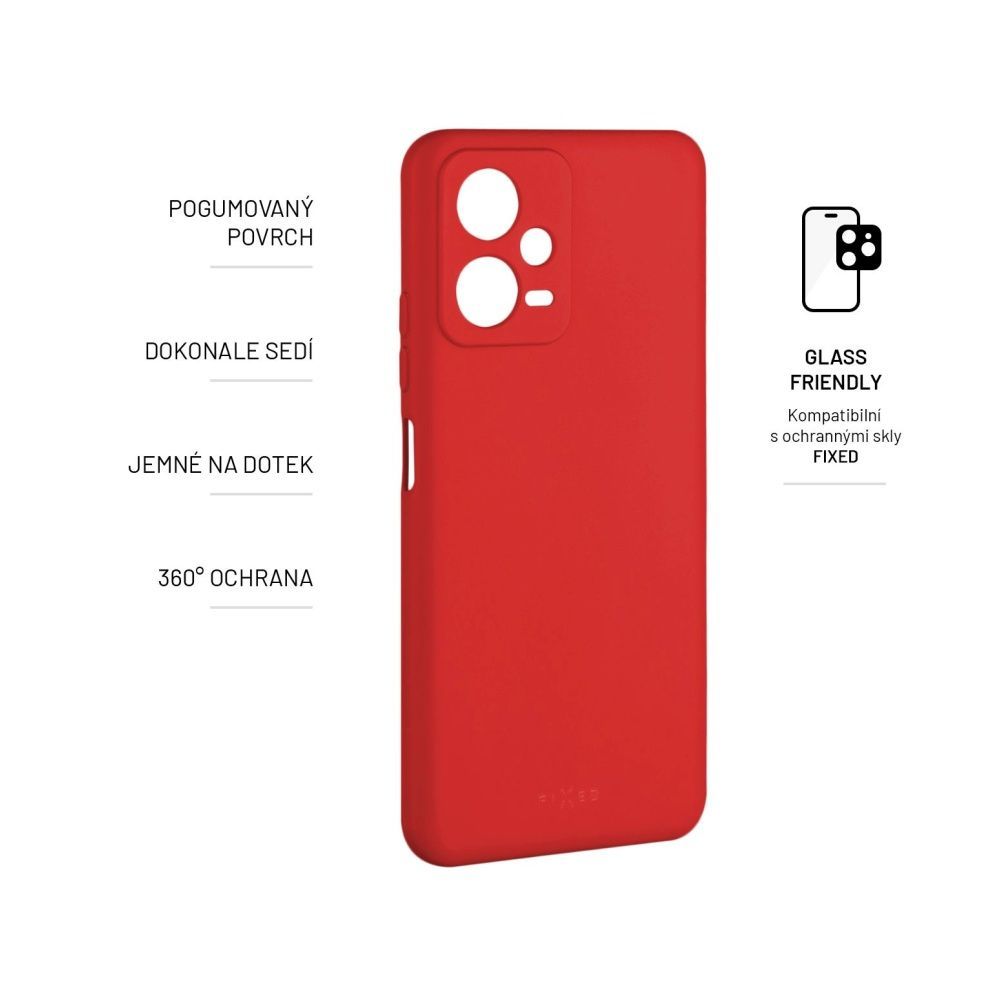 FIXED Story for Xiaomi Redmi Note 12 5G, red