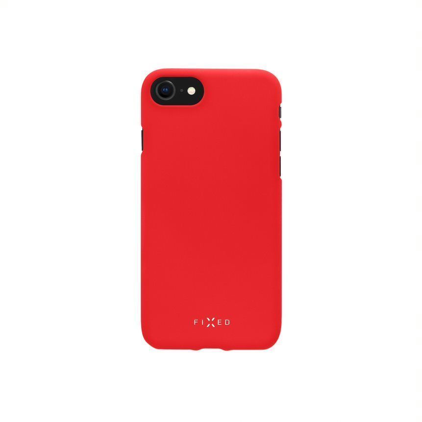 FIXED Rubber Hátlap Story Apple iPhone 12 Mini, Piros