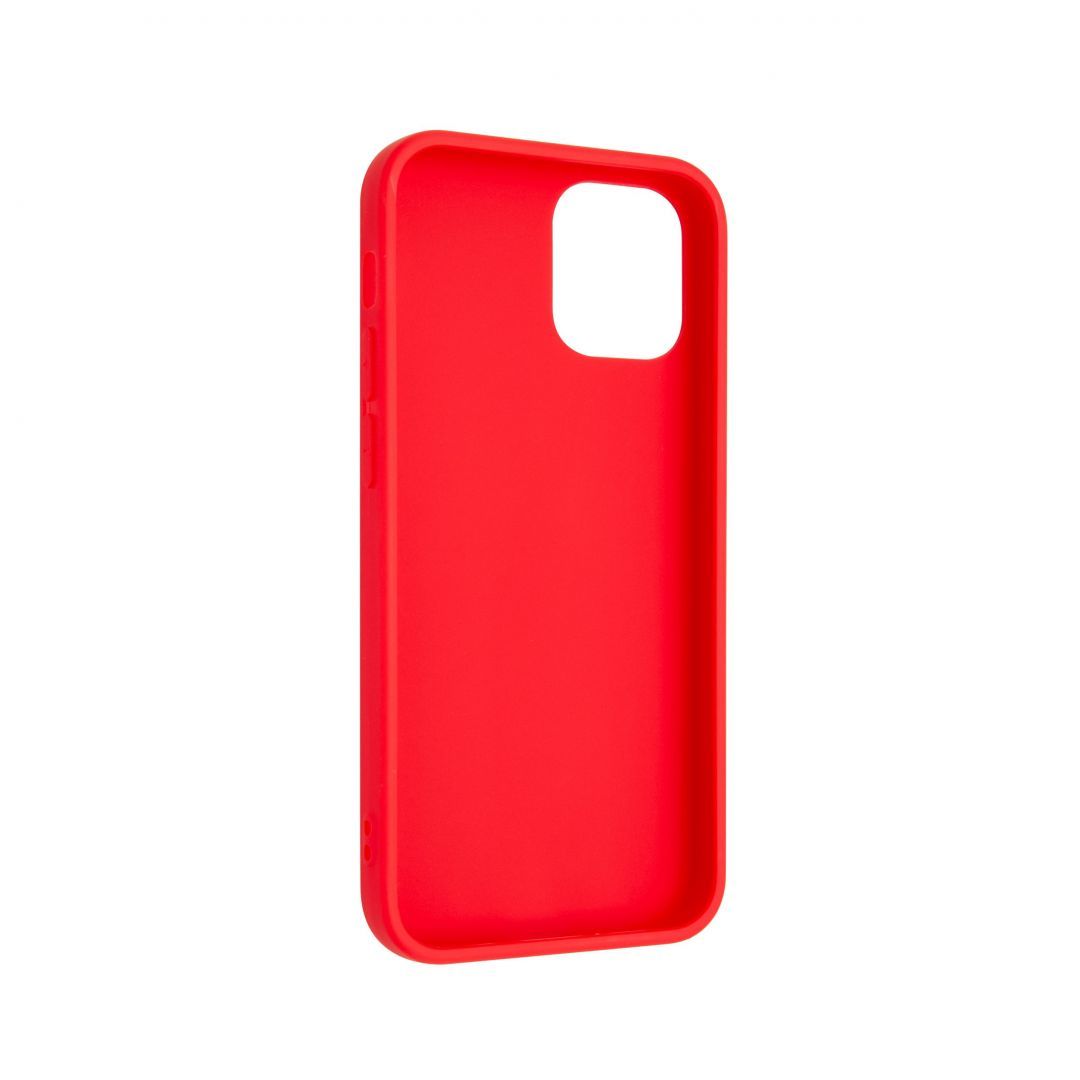 FIXED Rubber Hátlap Story Apple iPhone 12 Mini, Piros