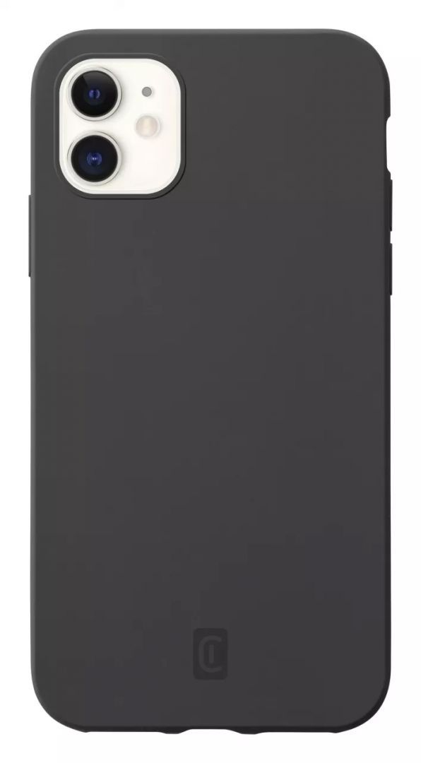 Cellularline Protective silicone cover Sensation for Apple iPhone 12, black