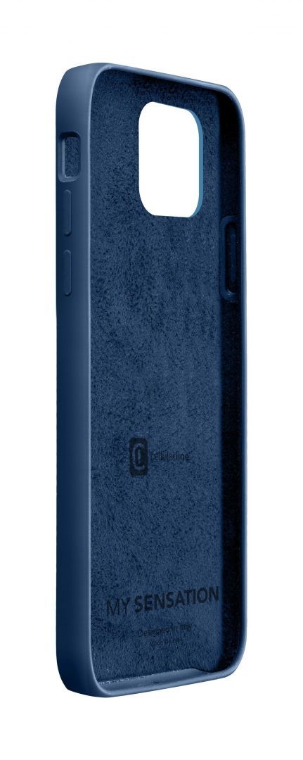 Cellularline Protective silicone cover Sensation for Apple iPhone 12 Pro Max, blue