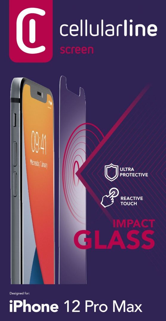 Cellularline Protective tempered glass Second Glass Ultra for Apple iPhone 12 Pro Max