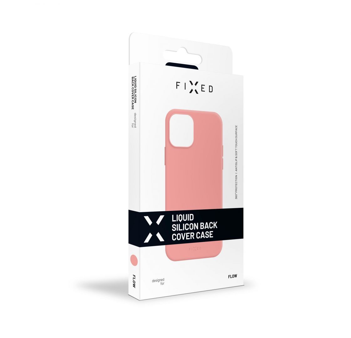 FIXED Hátlap Flow Apple iPhone 12 Pro Max Rózsaszín
