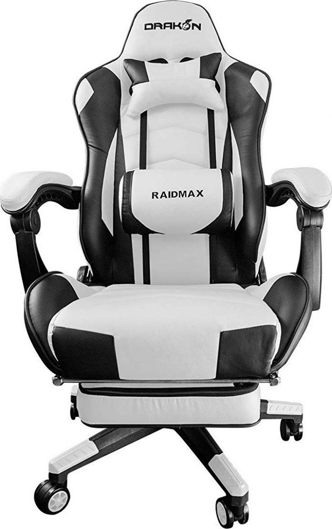 RaidMax Drakon DK709 Gaming Chair Black/White