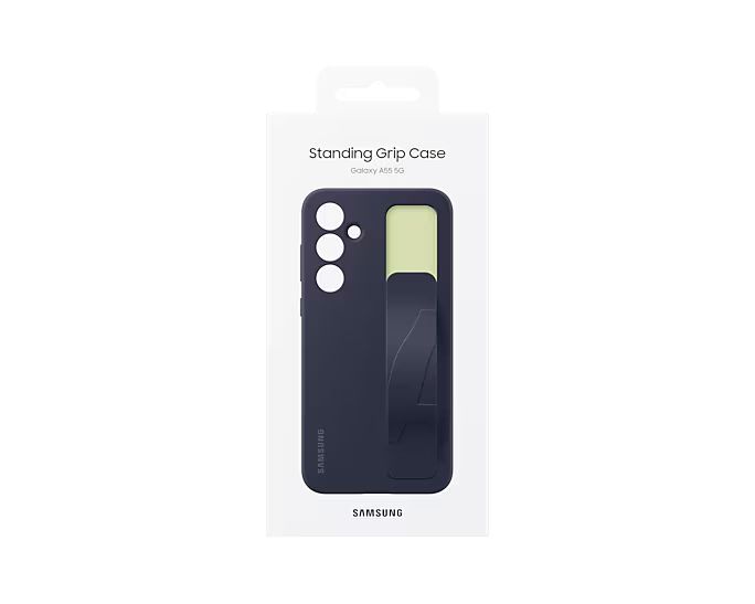 Samsung A55 Standing Grip Case Blue Black