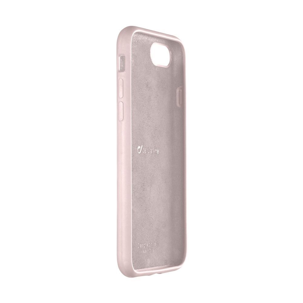 Cellularline Crotective Silicone Case Sensation for Apple iPhone 6/7/8/SE (2020), Old Pink