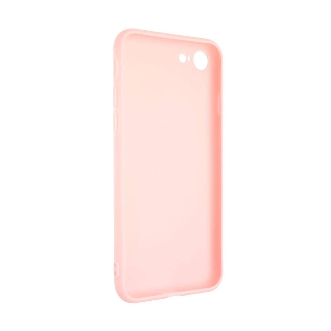 FIXED gumírozott tok Apple iPhone 7/8/SE (2020) készülékhez, rózsaszín