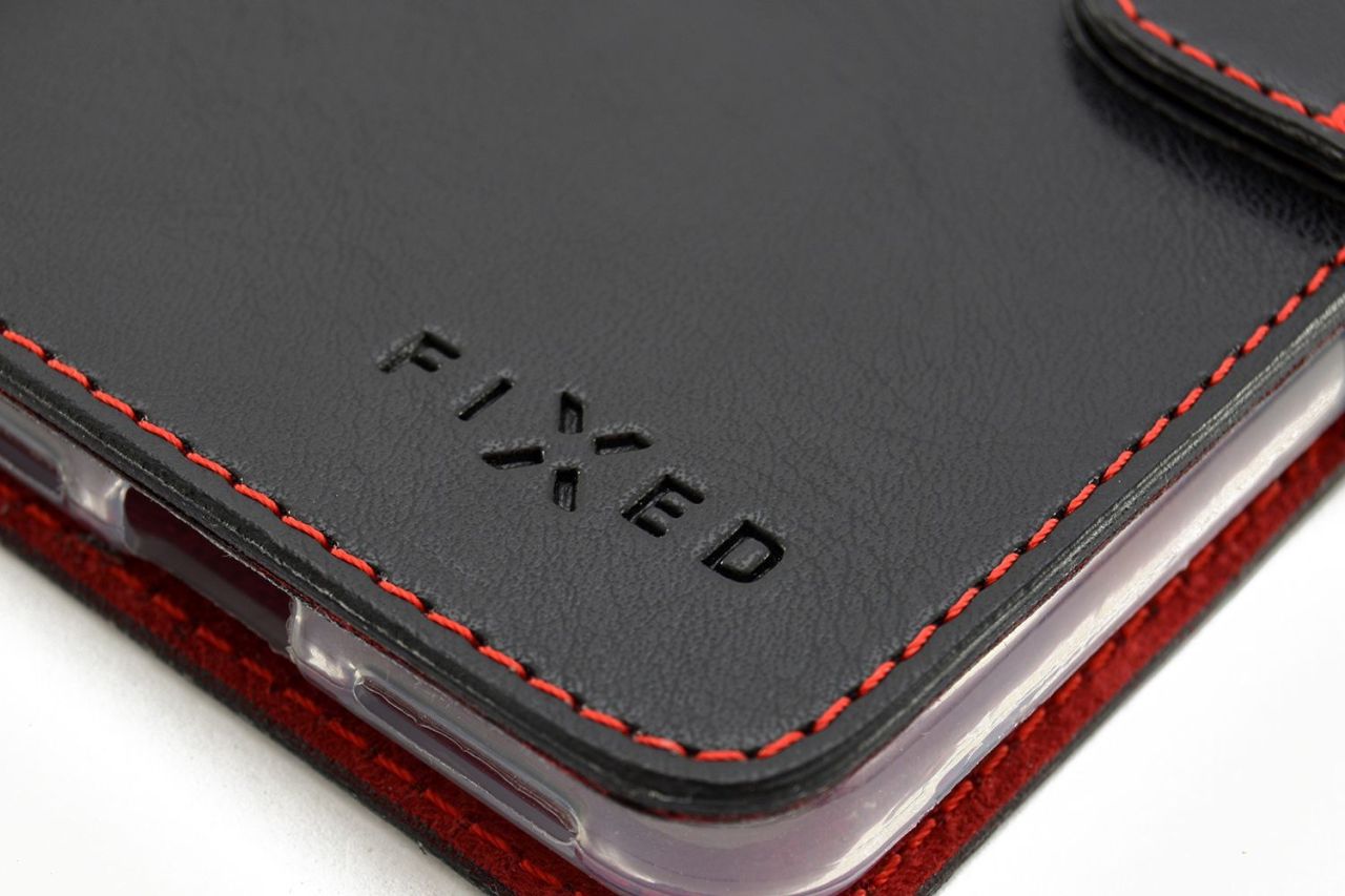 FIXED Wallet oldalranyíló telefontok FIT Apple iPhone 11 Pro Max, Fekete, Mobiltelefon Kiegészítő