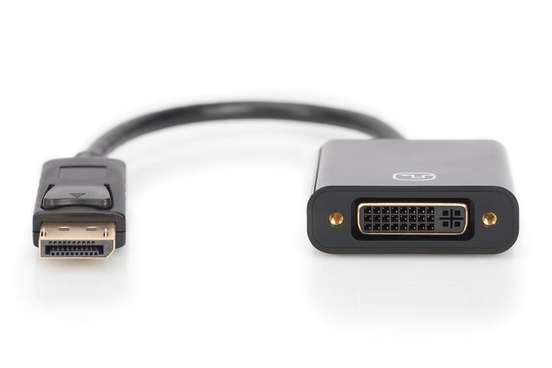 Assmann DisplayPort - DVI-I (Dual Link) Adapter/Converter cable 0,15m Black
